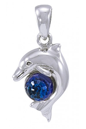 Pendentif Dauphin avec du...