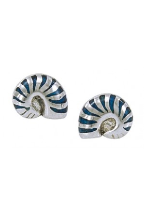 Nautilus Sheel Post Earring
