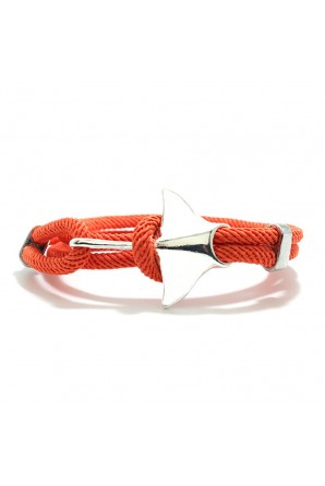 Bracelet marin raie manta avec cordon